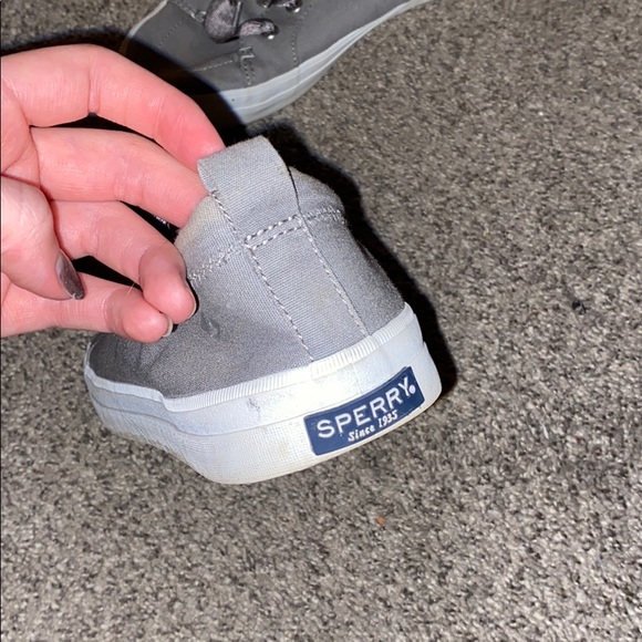 Grey Sperry Shoes - Picture 2 of 2